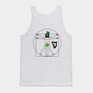 Irish Vitruvian - st Patrick's Day Tank Top